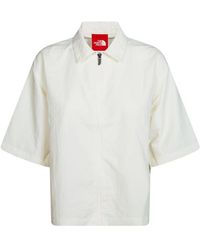 The North Face - Overhemden ,Wit ,Camicia Mezza Manica - Lyst