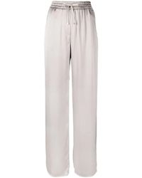 Herno - Pantalones palazzo de talle alto - Lyst