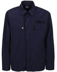 Aspesi - Blaue Makoa Hemd Blusen - Lyst
