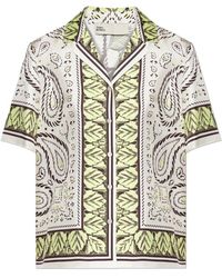 Tory Burch - Silk Printed Shirt - Lyst
