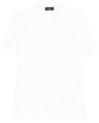 Zanone - Tops ,Wit ,Katoen Slim Fit Ice Cotton Polo Shirt - Lyst