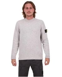 Stone Island - Round-Neck Knitwear - Lyst