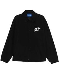 AWAKE NY - Jassen ,Zwart ,Wol Quilted Patch Bomberjack - Lyst