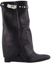 Gibaldi - Studded Leather Wedge Boot - Lyst