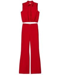 Twinset - Crêpe Cady Blouse En Broek Met Oval T - Lyst