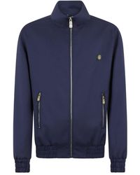 Billionaire - Jassen ,Blauw ,Wol Wool Tracksuit Jacket - Lyst