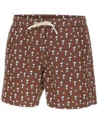 MC2 Saint Barth - Badmode ,Bruin ,Polyester Lighting Micro Fantasy Zwemshorts - Lyst