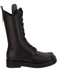 The Attico - Shoes > boots > lace-up boots - Lyst