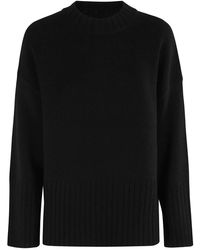 Barbour - Zwarte Gebreide Trui Sophia Model - Lyst