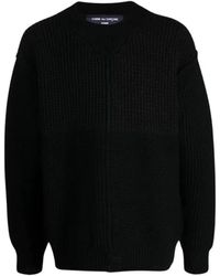 Comme des Garçons - V-Neck Knitwear - Lyst