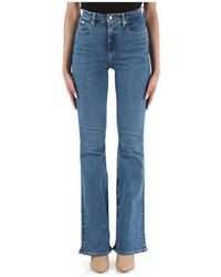 Calvin Klein - Authentische boot jeans fünf tasche - Lyst