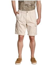 Mason's - Cargo Bermuda Shorts Aus Baumwoll-Seiden-Gabardine - Lyst