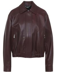 Versace - Leather Jackets - Lyst