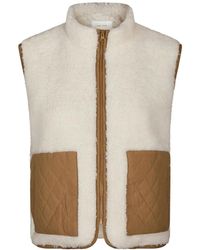 Neo Noir - Off teddy weste mit taschen - Lyst