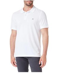 GANT - Polo Shirt Met Korte Mouwen - Lyst