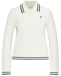 Sporty & Rich - V-Neck Knitwear - Lyst