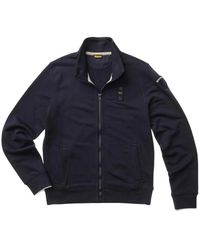 Blauer - Hoodies & Sweatvesten ,Blauw ,City New Zip Sweatshirt - Lyst