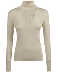 P.A.R.O.S.H. - Leila Turtle Neck Sweater - Lyst