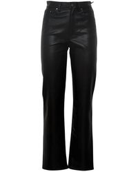 Agolde - Leather Trousers - Lyst