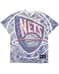 Mitchell & Ness - Nba Jumbotron Tee Hardwood Classics Grijs - Lyst