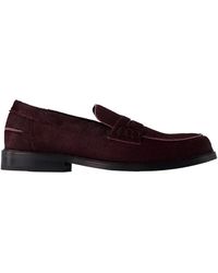 Samsøe & Samsøe - Safredda Mocassins Cuir Bordeaux - Lyst