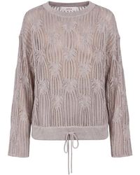 Jucca - Trui Met Ronde Hals - Lyst