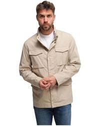 People Of Shibuya - Camouflage hood baumwolljacke mit taschen - Lyst
