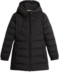 Woolrich - Jassen ,Zwart ,Leer Shirley Jacket - Lyst