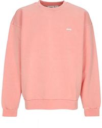 Obey - Hoodies & Sweatvesten ,Roze ,Katoen Shell Lichtgewicht Crew Neck Sweatshirt - Lyst
