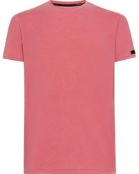Rrd - Tops ,Roze ,Techno Wash Piqué T-Shirt - Lyst