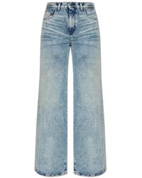 DIESEL - Jeans ,Blauw ,Denim Jeans 1978 D-Akemi-Fsh - Lyst