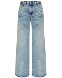 DIESEL - Wide Jeans - Lyst