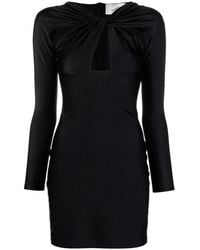 Coperni - Minivestido Negro Con Recortes, Mujer, Talla - Lyst