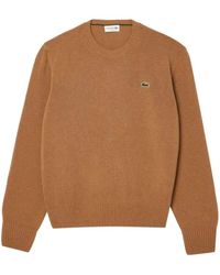 Lacoste - Round-Neck Knitwear - Lyst