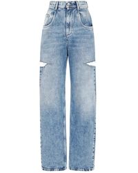 Maison Margiela - Vintage Effect Cotton Jeans For - Lyst