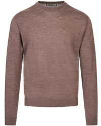 Canali - Round-Neck Knitwear - Lyst