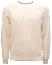 Sun 68 - Round-Neck Knitwear - Lyst