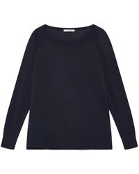 Maliparmi - Seide Baumwolle Dunkelblau Gestrickt - Lyst