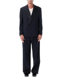 Lardini - Kostuums ,Blauw ,Wol Smoking Jacket - Lyst