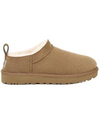 UGG - Schoenen ,Bruin ,Leer Classic Micro - Lyst