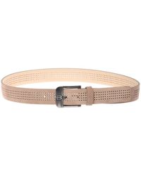 Baldinini - Accessoires ,Suède Geperforeerde Suède Riem - Lyst