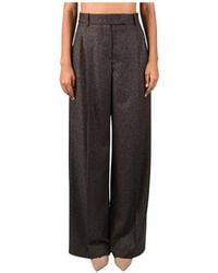 MSGM - Wide Trousers - Lyst