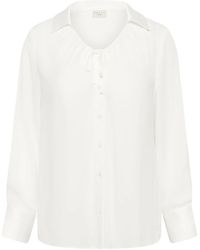 Kaffe - Overhemden ,Wit ,Shirts - Lyst