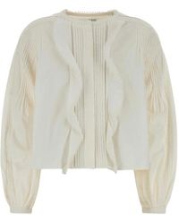 Isabel Marant - Overhemden ,Wit ,Katoen Cubraly Shirt - Lyst