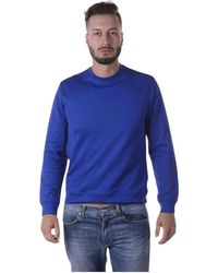 Armani Jeans - Hoodies & Sweatvesten ,Blauw ,Katoen Sweatshirts - Lyst