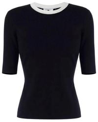 Elisabetta Franchi - Round-Neck Knitwear - Lyst
