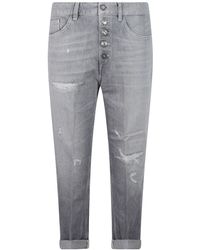 Dondup - Cropped Jeans - Lyst