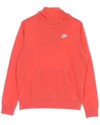 Nike - Fitness ,Oranje ,Katoen Lichtgewicht Hoodie Met Capuchon - Lyst