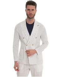 Paoloni - Double Breasted Jacket - Lyst