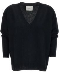Lisa Yang - Rippstrick-Pullover Aus Kaschmir Mit V-Ausschnitt - Lyst